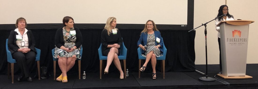 Bridget Lorenz Lemberg and panelists at GLWBC